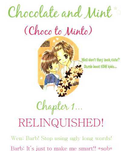 Choco to Mint to Chapter 1 page 1 - Chapter 1