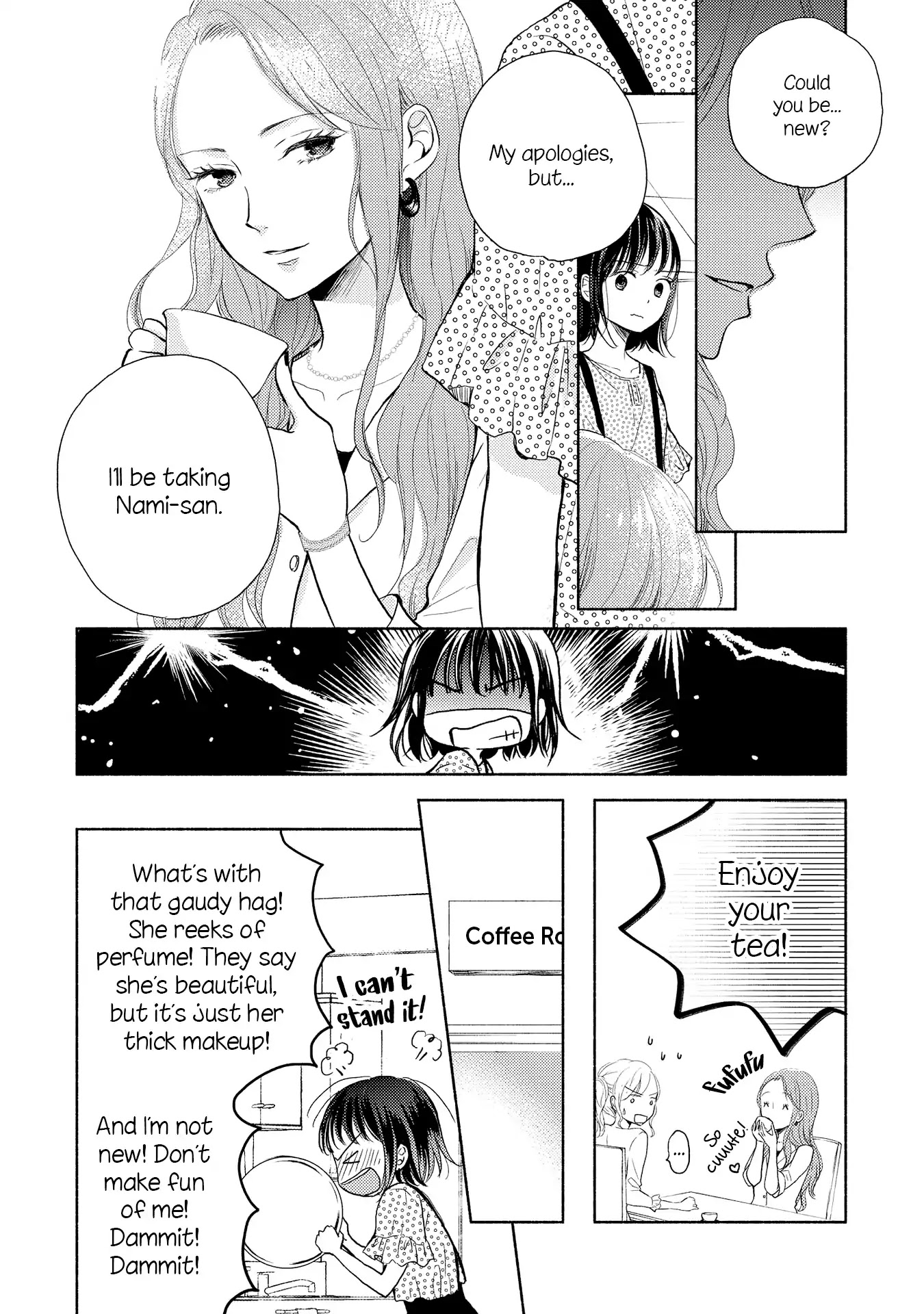 Chocolat Company Women Yuri Anthology Chapter 2 page 6 - Chapter 2: First Love Toilette (Moto Momono)