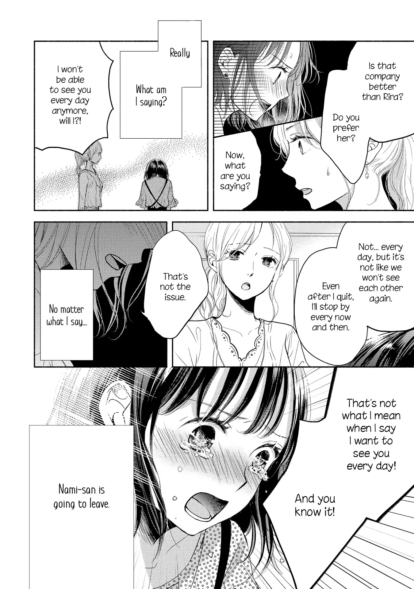 Chocolat Company Women Yuri Anthology Chapter 2 page 8 - Chapter 2: First Love Toilette (Moto Momono)