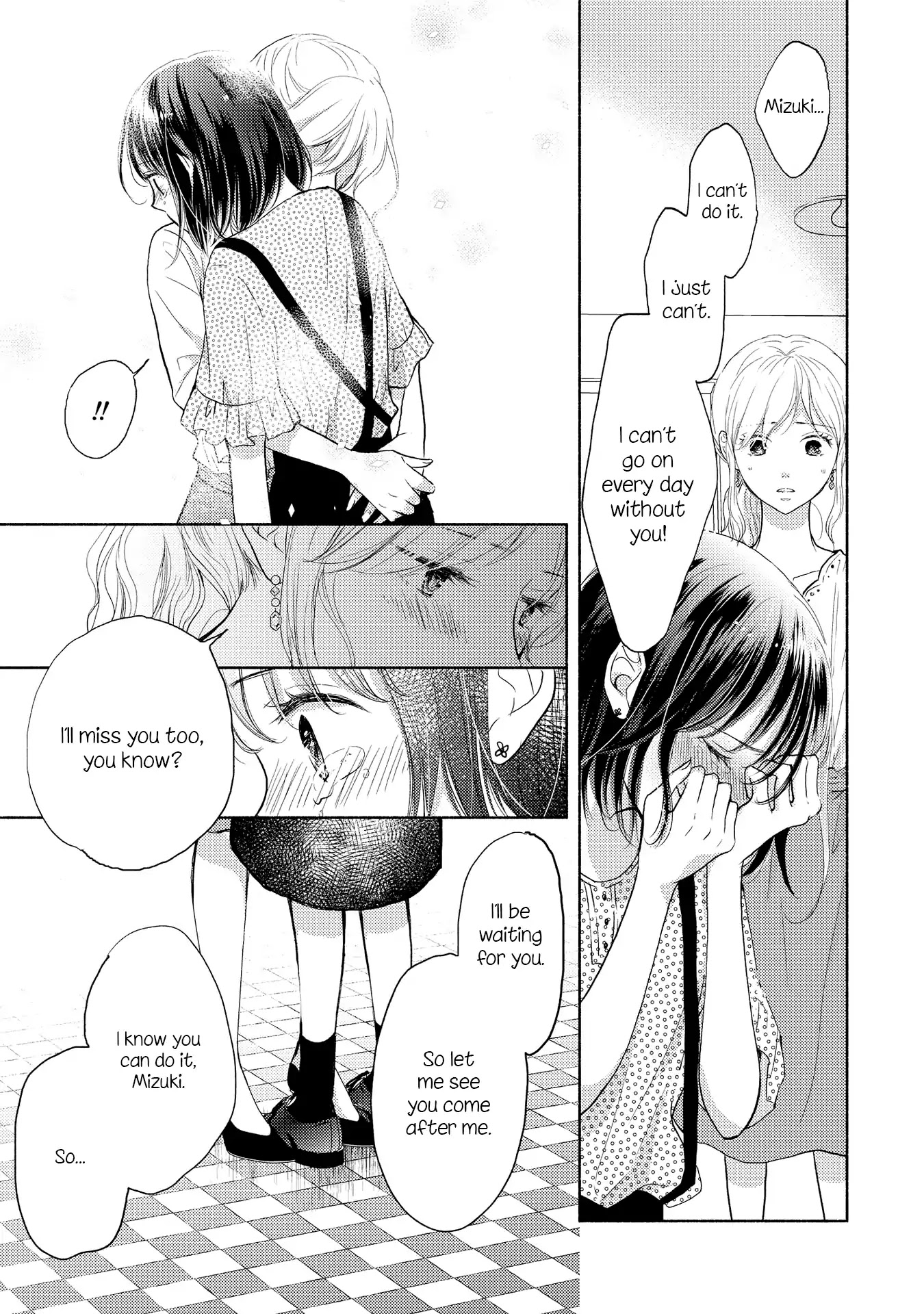 Chocolat Company Women Yuri Anthology Chapter 2 page 9 - Chapter 2: First Love Toilette (Moto Momono)