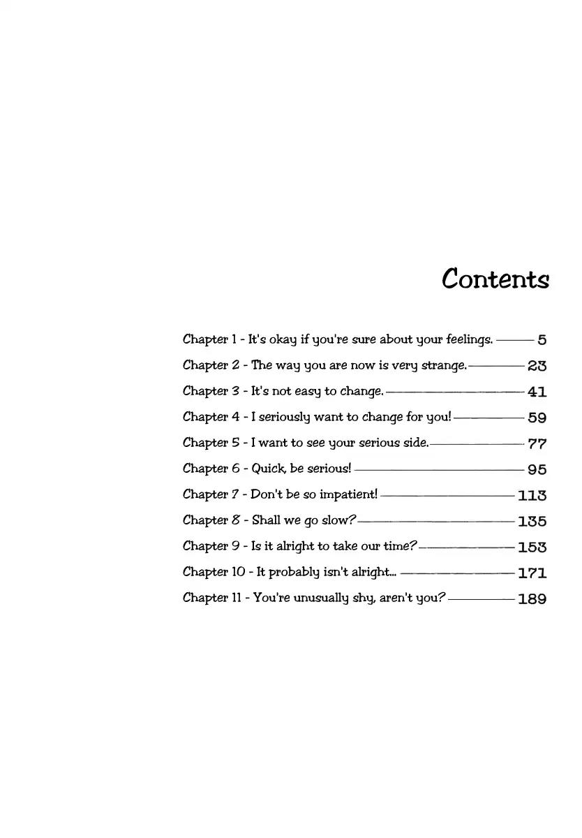 Chocolat (KUBONOUCHI Eisaku) Chapter 4.1 page 4 - Vol.4 Chapter 1: It's okay if you're sure about your feelings