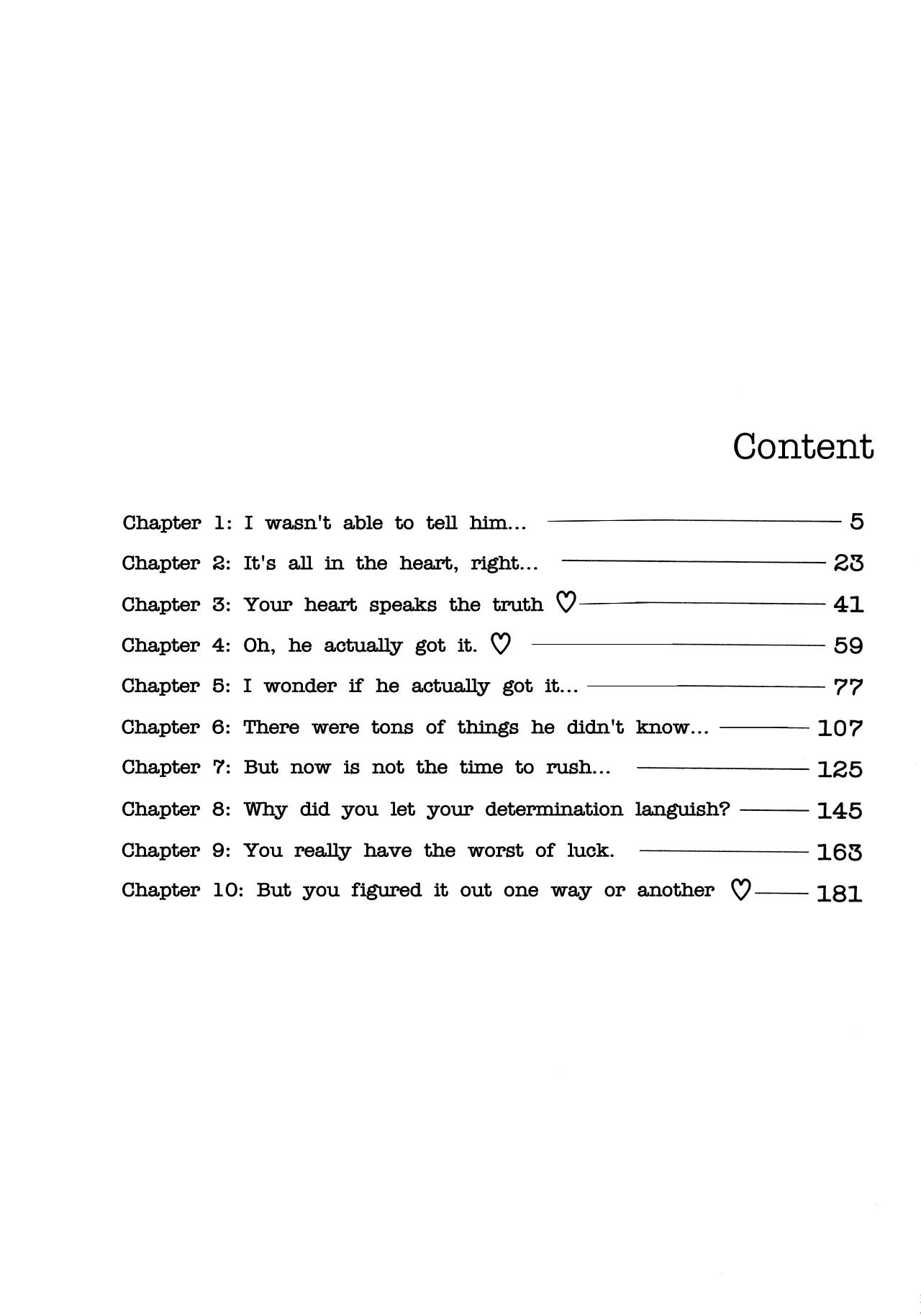 Chocolat (KUBONOUCHI Eisaku) Chapter 6.1 page 6 - Vol.6 Chapter 1: I was unable to tell him...