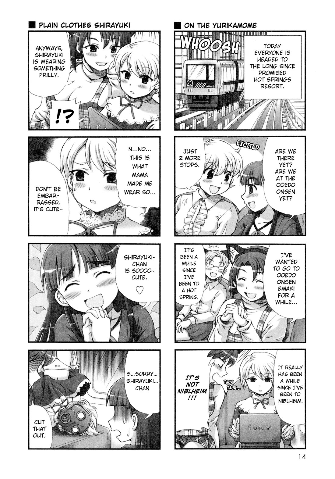 Choir! Chapter 32 page 2 - Chapter 32: Ooedo Onsen Travelogue Former Part