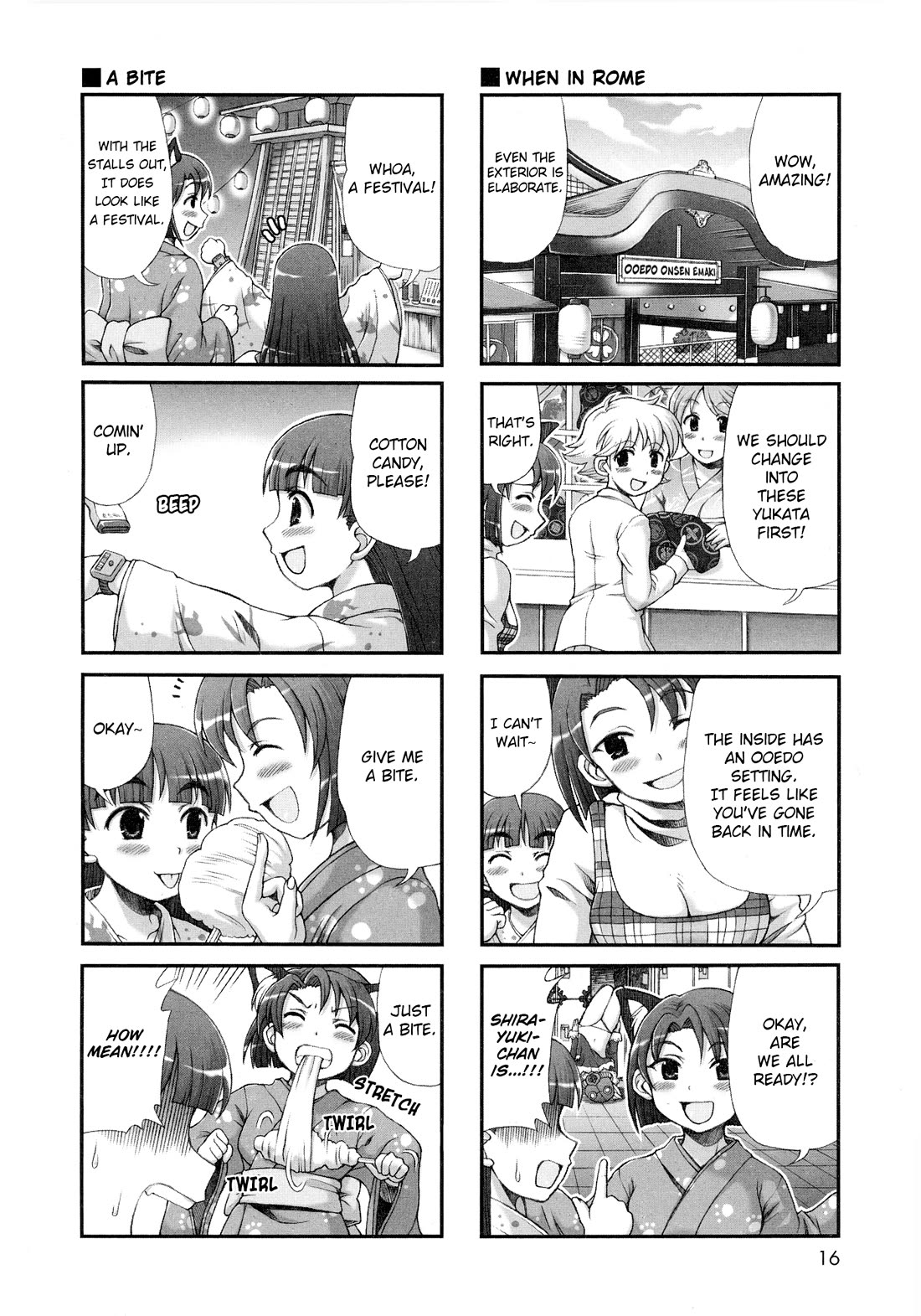 Choir! Chapter 32 page 4 - Chapter 32: Ooedo Onsen Travelogue Former Part