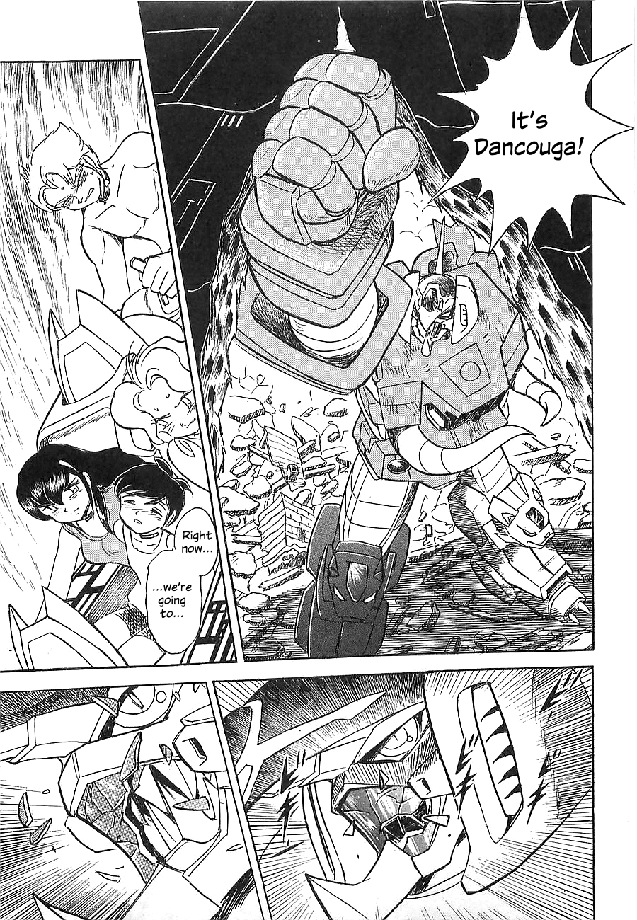 Chojuu Kishin Dancouga Burn Chapter 6.2 page 34 - Chapter 6 v2 : The Wrecked Town