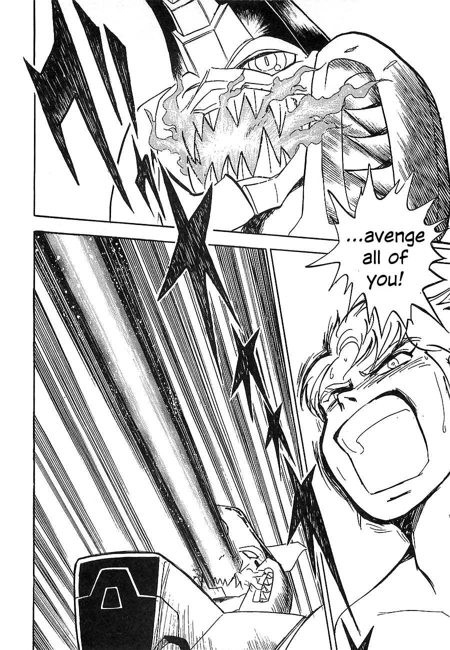 Chojuu Kishin Dancouga Burn Chapter 6.2 page 35 - Chapter 6 v2 : The Wrecked Town