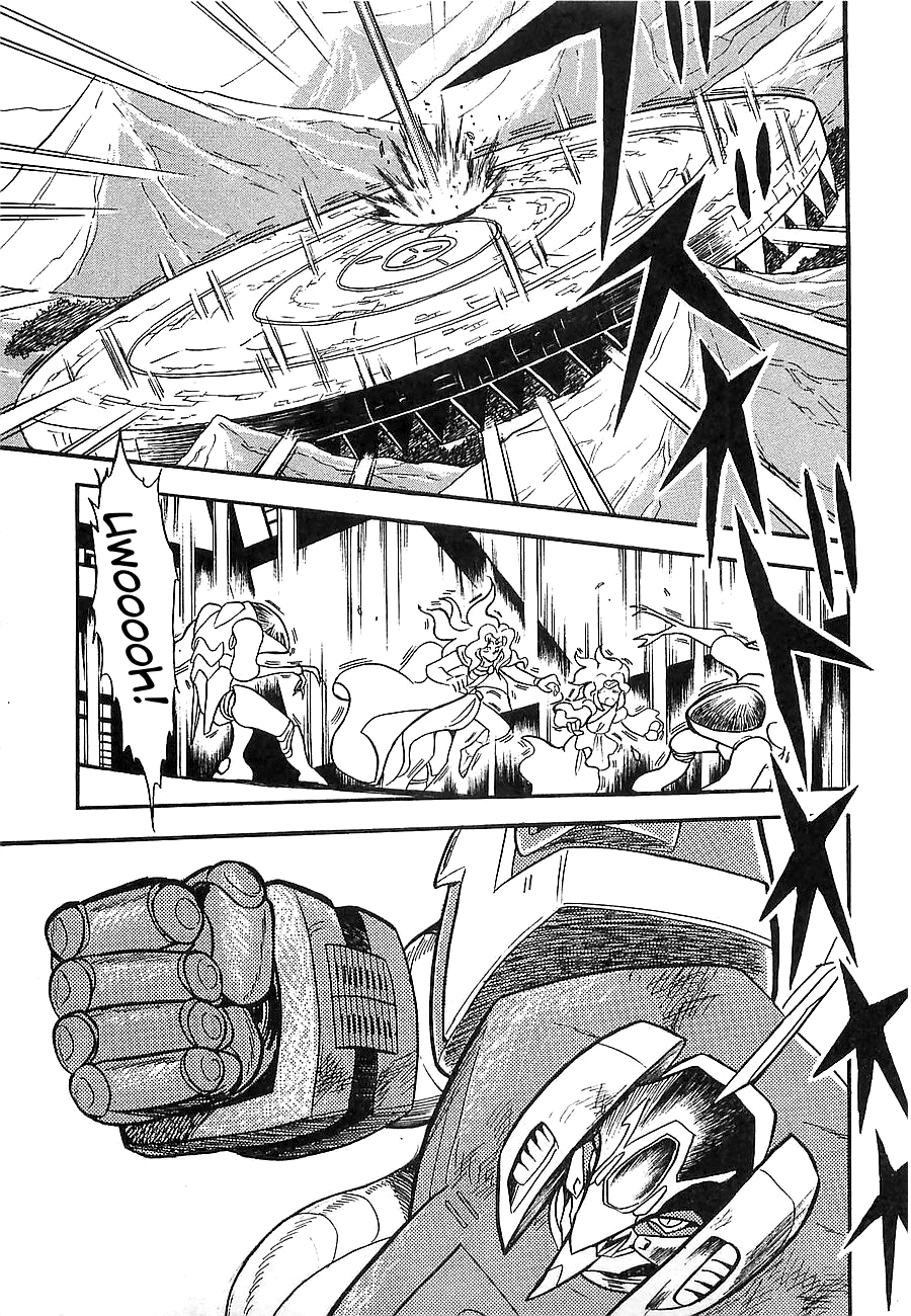 Chojuu Kishin Dancouga Burn Chapter 6.2 page 36 - Chapter 6 v2 : The Wrecked Town