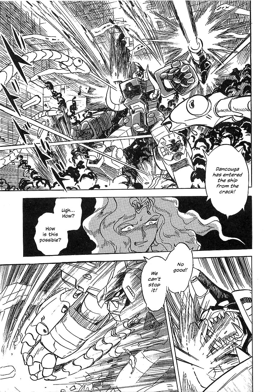 Chojuu Kishin Dancouga Burn Chapter 6.2 page 38 - Chapter 6 v2 : The Wrecked Town
