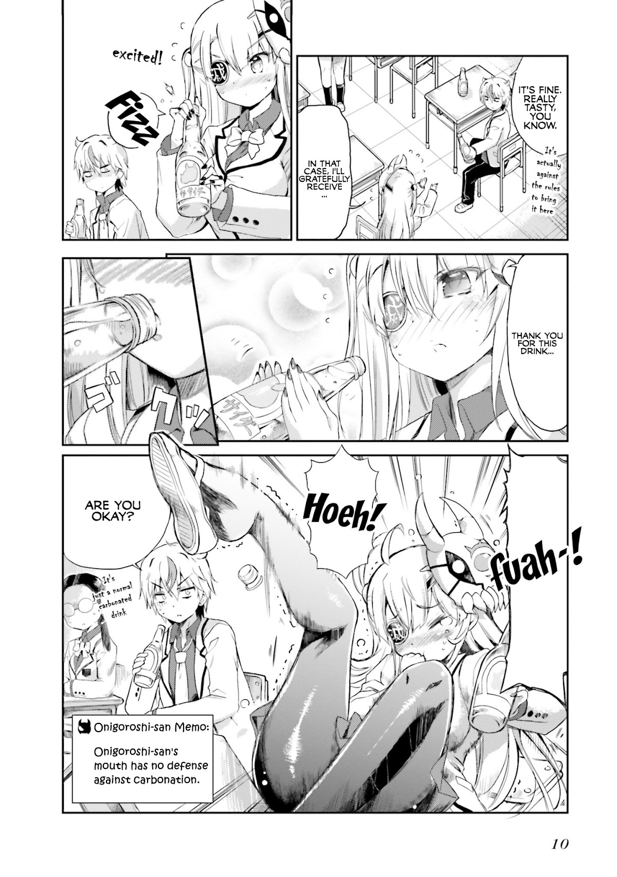 Choroidesuyo Onigoroshi-san! Chapter 1 page 10 - Chapter 1: Onigoroshi-san Who Sits Next to Me