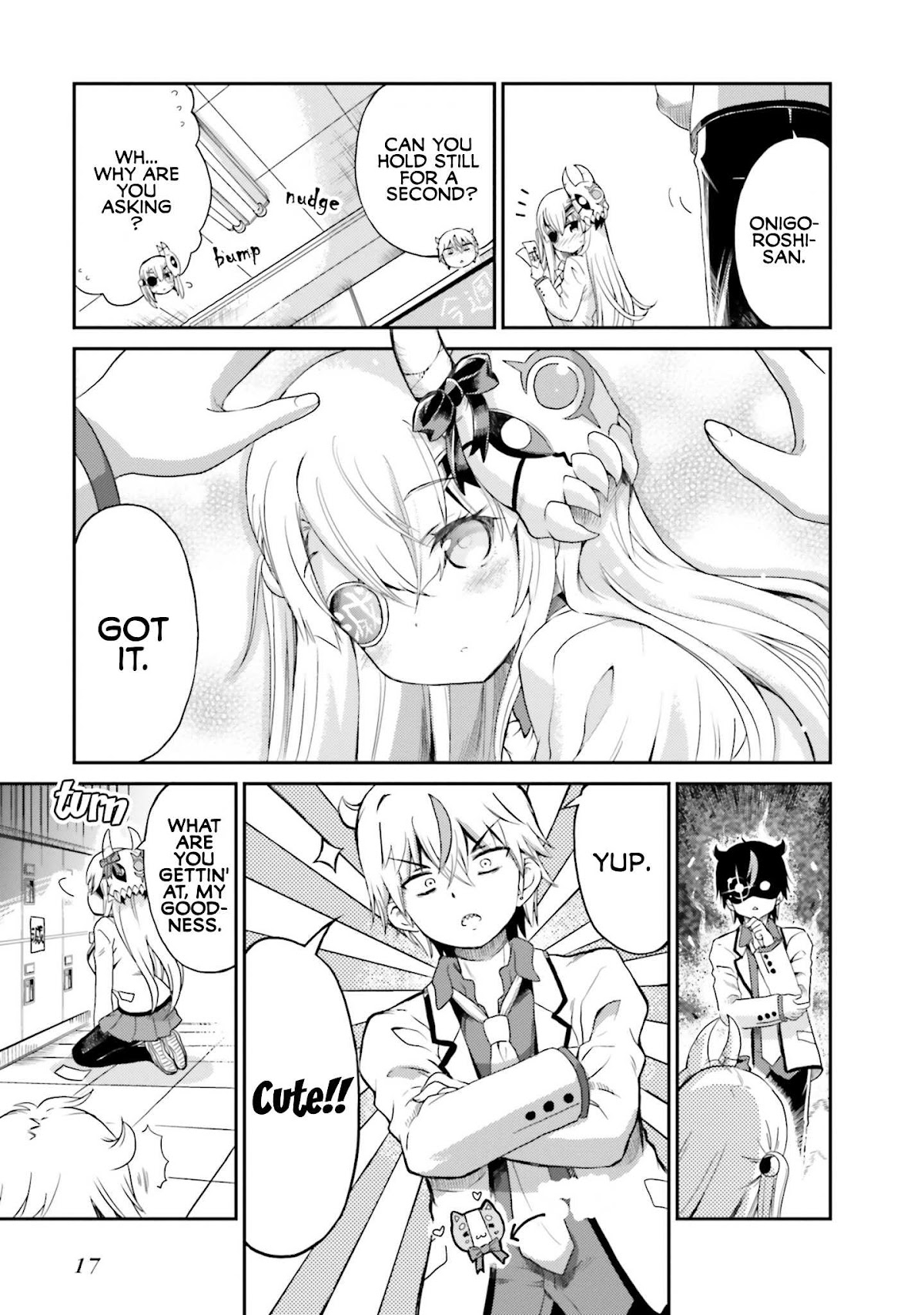Choroidesuyo Onigoroshi-san! Chapter 1 page 17 - Chapter 1: Onigoroshi-san Who Sits Next to Me