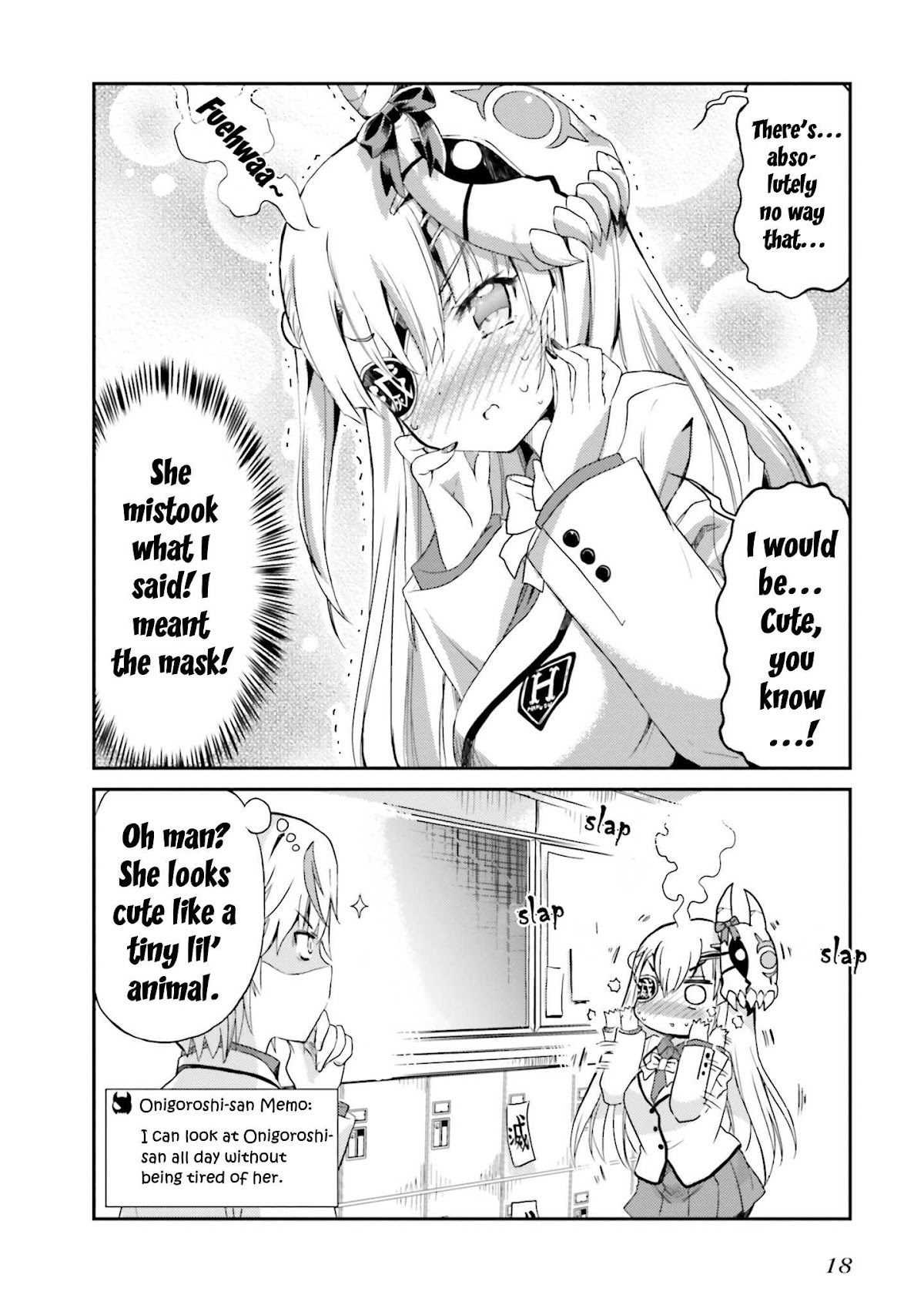 Choroidesuyo Onigoroshi-san! Chapter 1 page 18 - Chapter 1: Onigoroshi-san Who Sits Next to Me