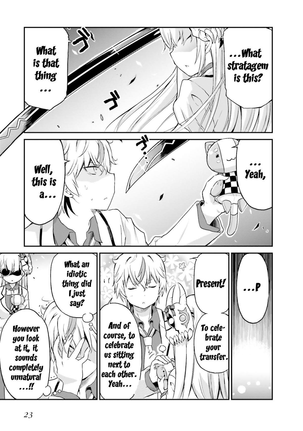 Choroidesuyo Onigoroshi-san! Chapter 1 page 23 - Chapter 1: Onigoroshi-san Who Sits Next to Me