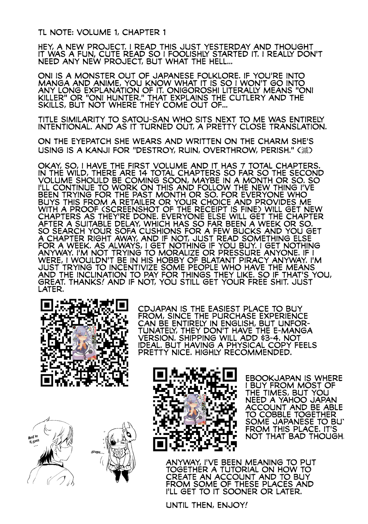 Choroidesuyo Onigoroshi-san! Chapter 1 page 28 - Chapter 1: Onigoroshi-san Who Sits Next to Me