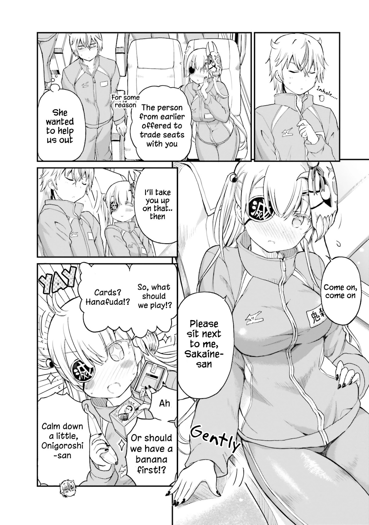 Choroidesuyo Onigoroshi-san! Chapter 13 page 5 - Chapter 13: Carsick Onigoroshi-san