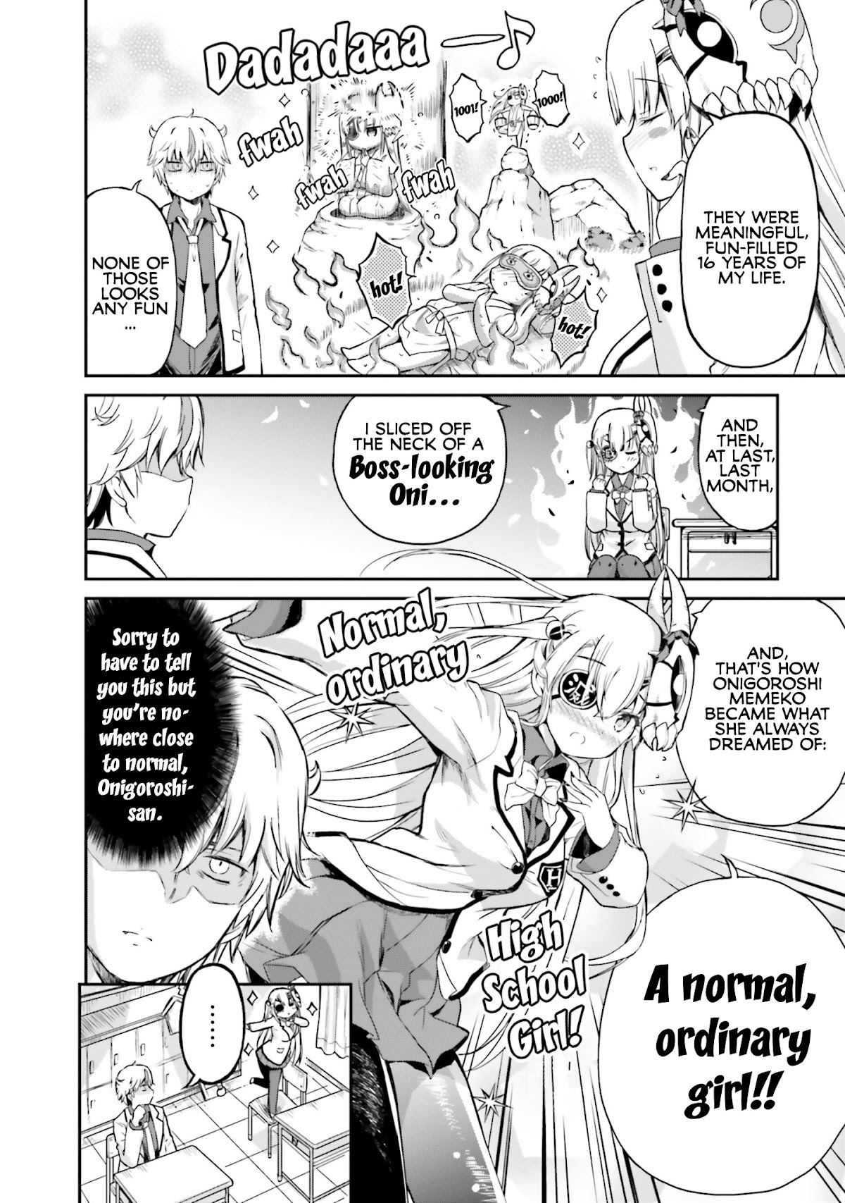 Choroidesuyo Onigoroshi-san! Chapter 3 page 8 - Chapter 3: Onigoroshi-san, in Defeat