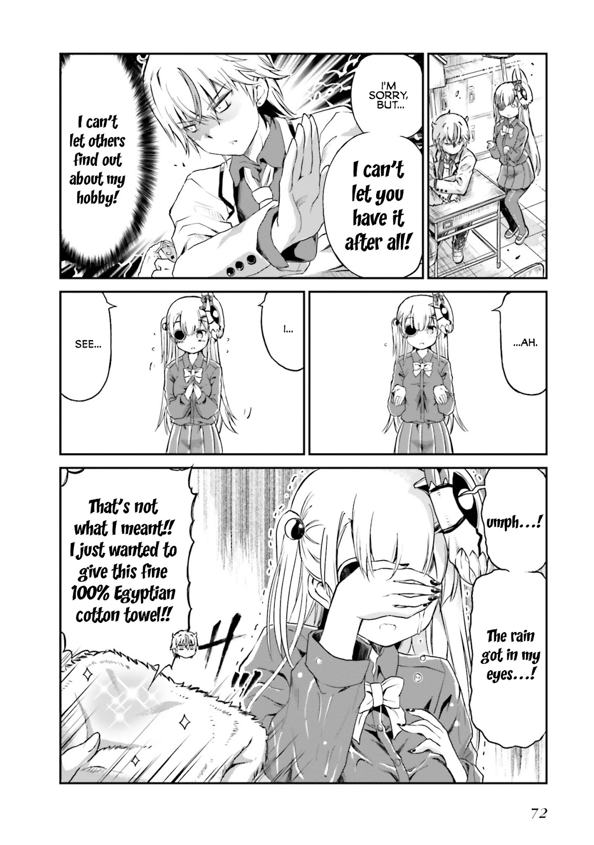 Choroidesuyo Onigoroshi-san! Chapter 4 page 6 - Chapter 4: Onigoroshi-san is Drenched