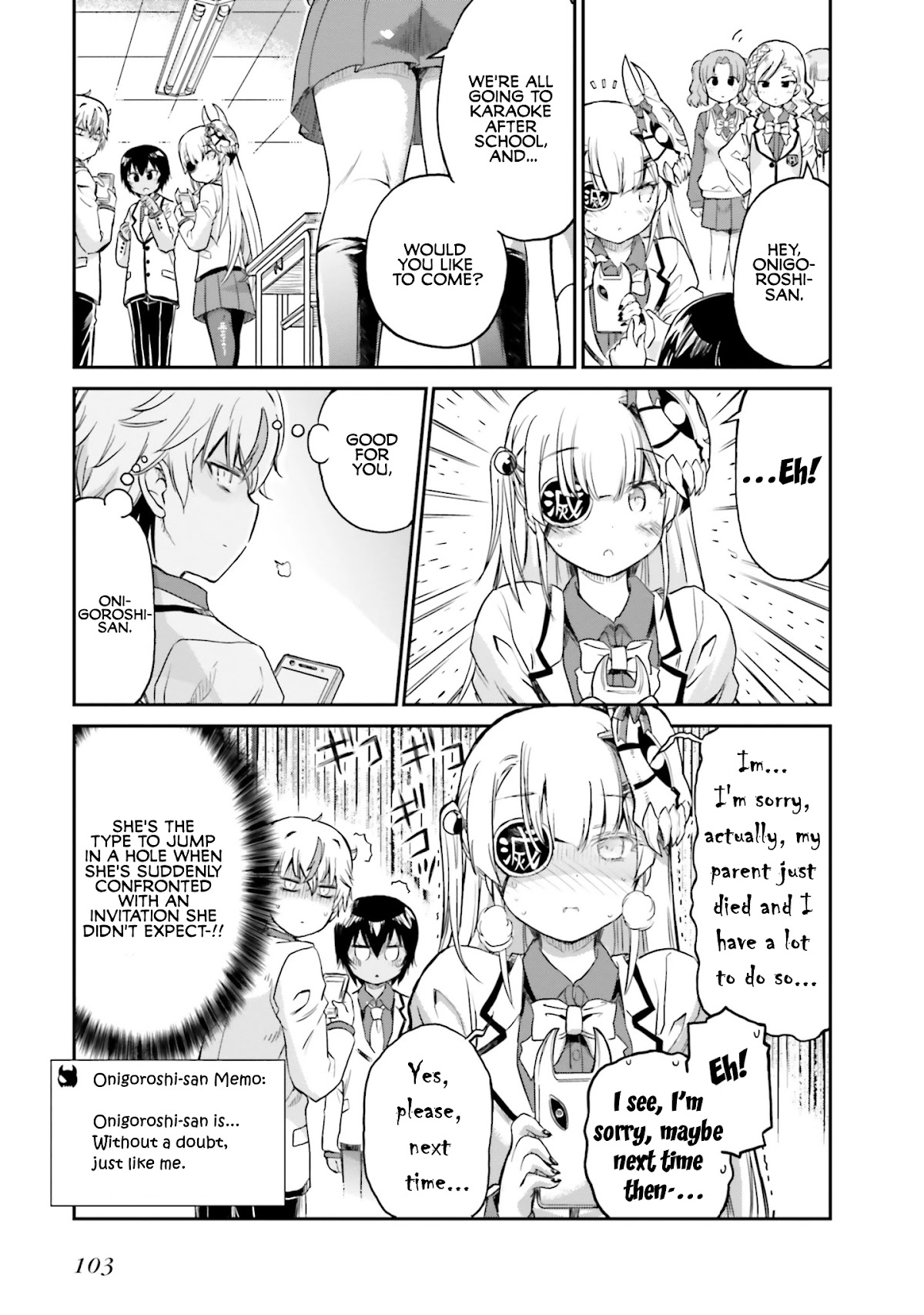 Choroidesuyo Onigoroshi-san! Chapter 5 page 17 - Chapter 5: Onigoroshi-san, All Alone