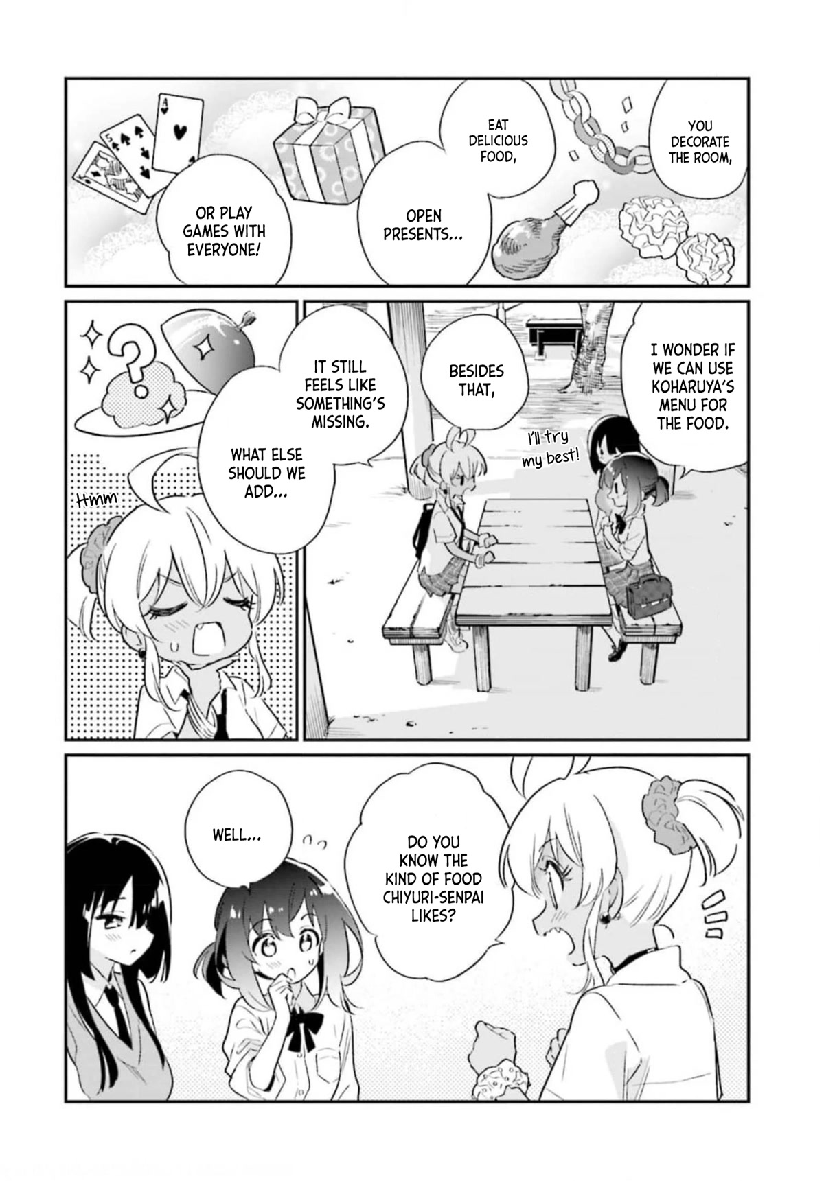 Chotto Ippai! Chapter 54 page 6 - Chapter 54: The Trio's Secret Meaning