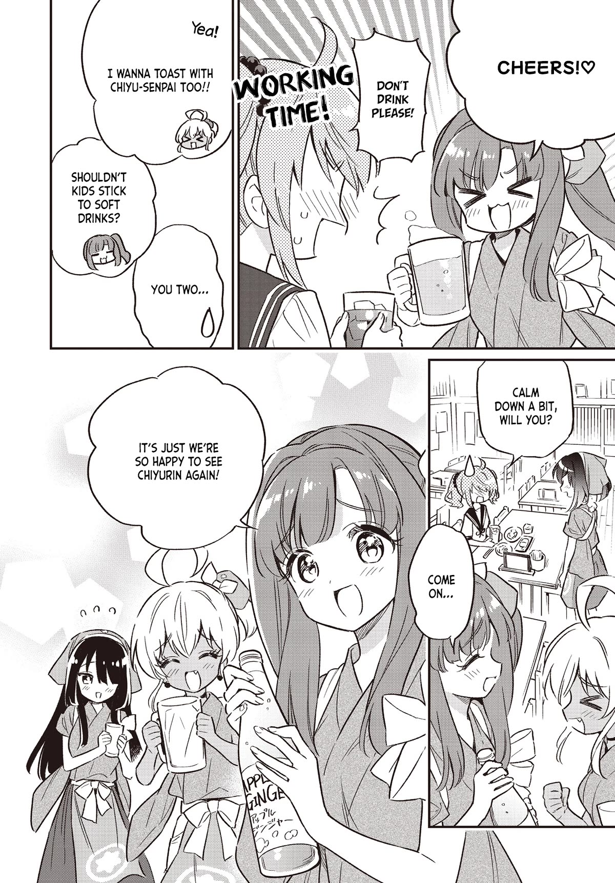 Chotto Ippai! Chapter 68 page 20 - Chapter 68: At the Usual Koharuya