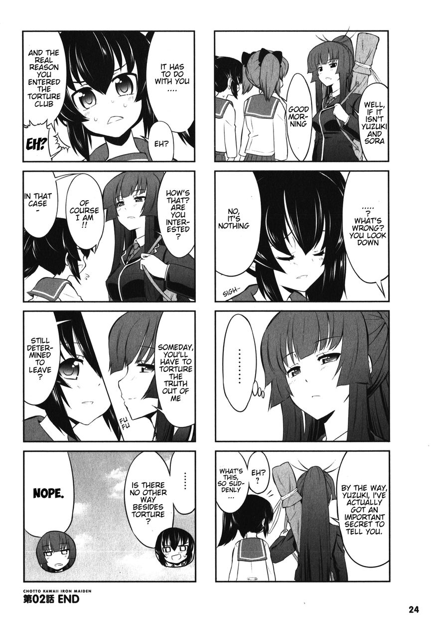 Chotto Kawaii Iron Maiden Chapter 2 page 12 - Chapter 2