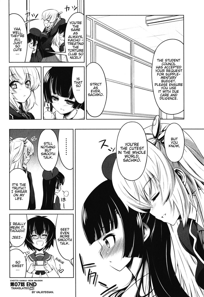 Chotto Kawaii Iron Maiden Chapter 7 page 12 - Chapter 7
