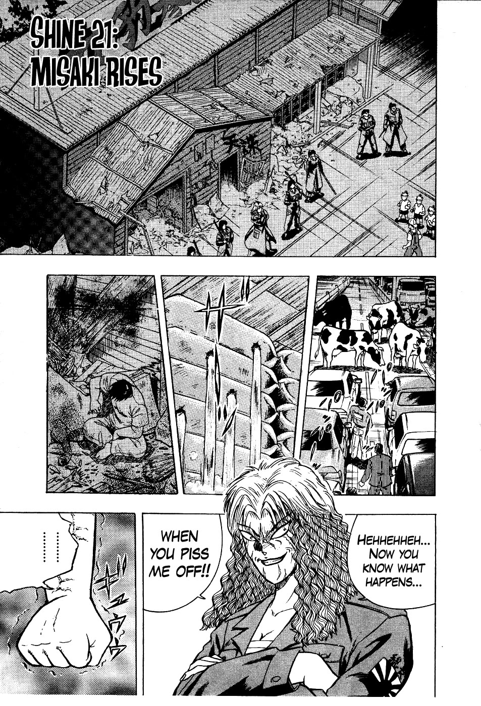 Chou Kakutou Densetsu Ashita Kagayake!! Chapter 21 page 1 - Chapter 21: Misaki Rises