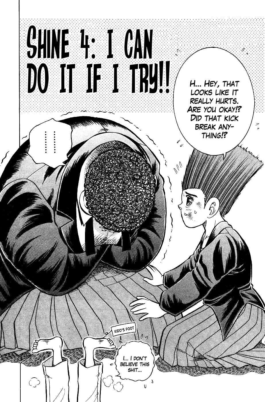 Chou Kakutou Densetsu Ashita Kagayake!! Chapter 4 page 2 - Chapter 4: I Can Do it if I Try!!