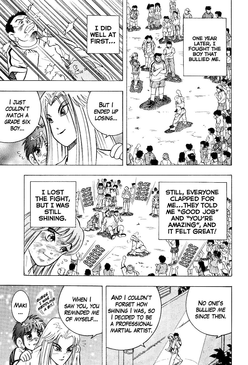Chou Kakutou Densetsu Ashita Kagayake!! Chapter 6 page 14 - Chapter 6: I'll Keep On Running