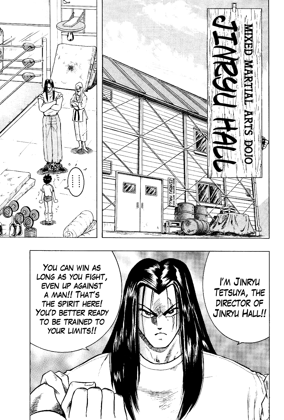 Chou Kakutou Densetsu Ashita Kagayake!! Chapter 6 page 2 - Chapter 6: I'll Keep On Running
