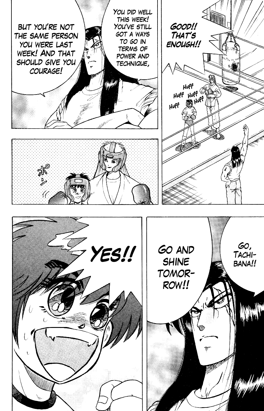 Chou Kakutou Densetsu Ashita Kagayake!! Chapter 6 page 23 - Chapter 6: I'll Keep On Running