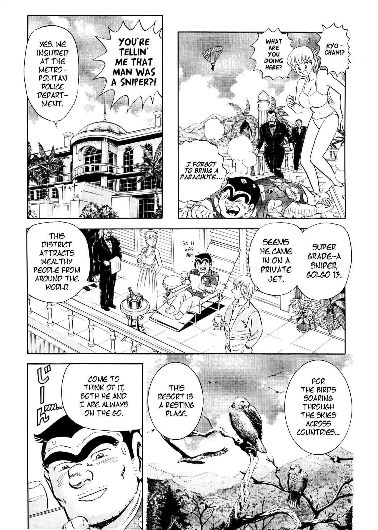 Chou Kochikame Chapter 1 page 13 - Chapter 1: Kochikame x Golgo 13 - Holiday Runner