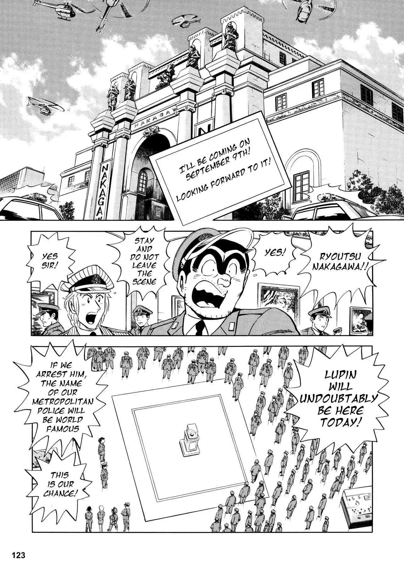 Chou Kochikame Chapter 2 page 3 - Chapter 2: Kochikame x Lupin III - Ryoutsu Kankichi vs Lupin III