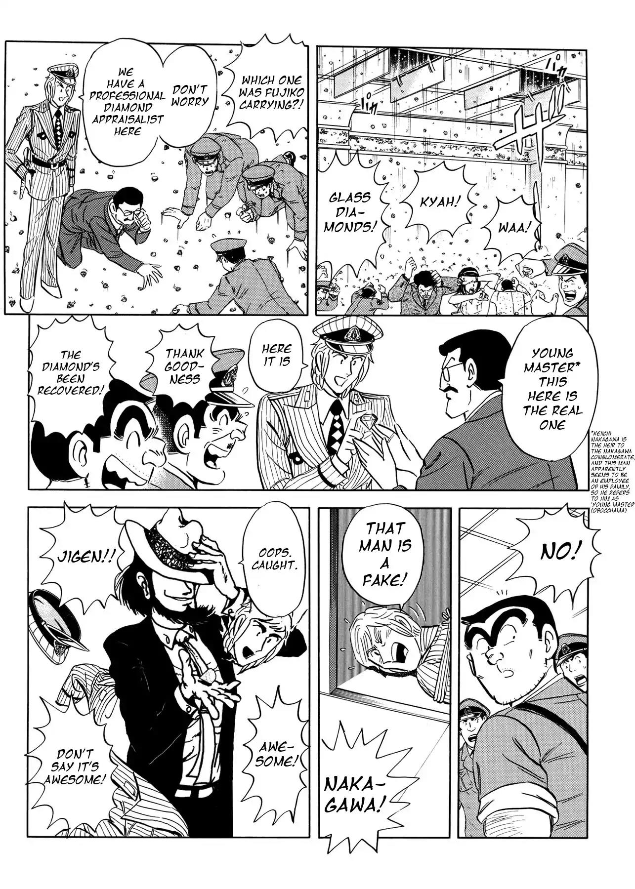 Chou Kochikame Chapter 2 page 9 - Chapter 2: Kochikame x Lupin III - Ryoutsu Kankichi vs Lupin III