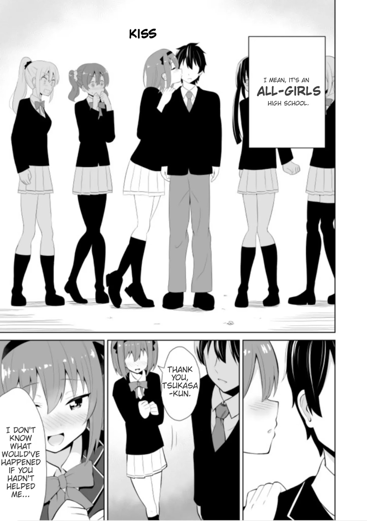 Chou onna kirai na ore ga isekai no joshi-ko ni ryugaku suru koto ni natta - serialization Chapter 1 page 8 - Chapter 1