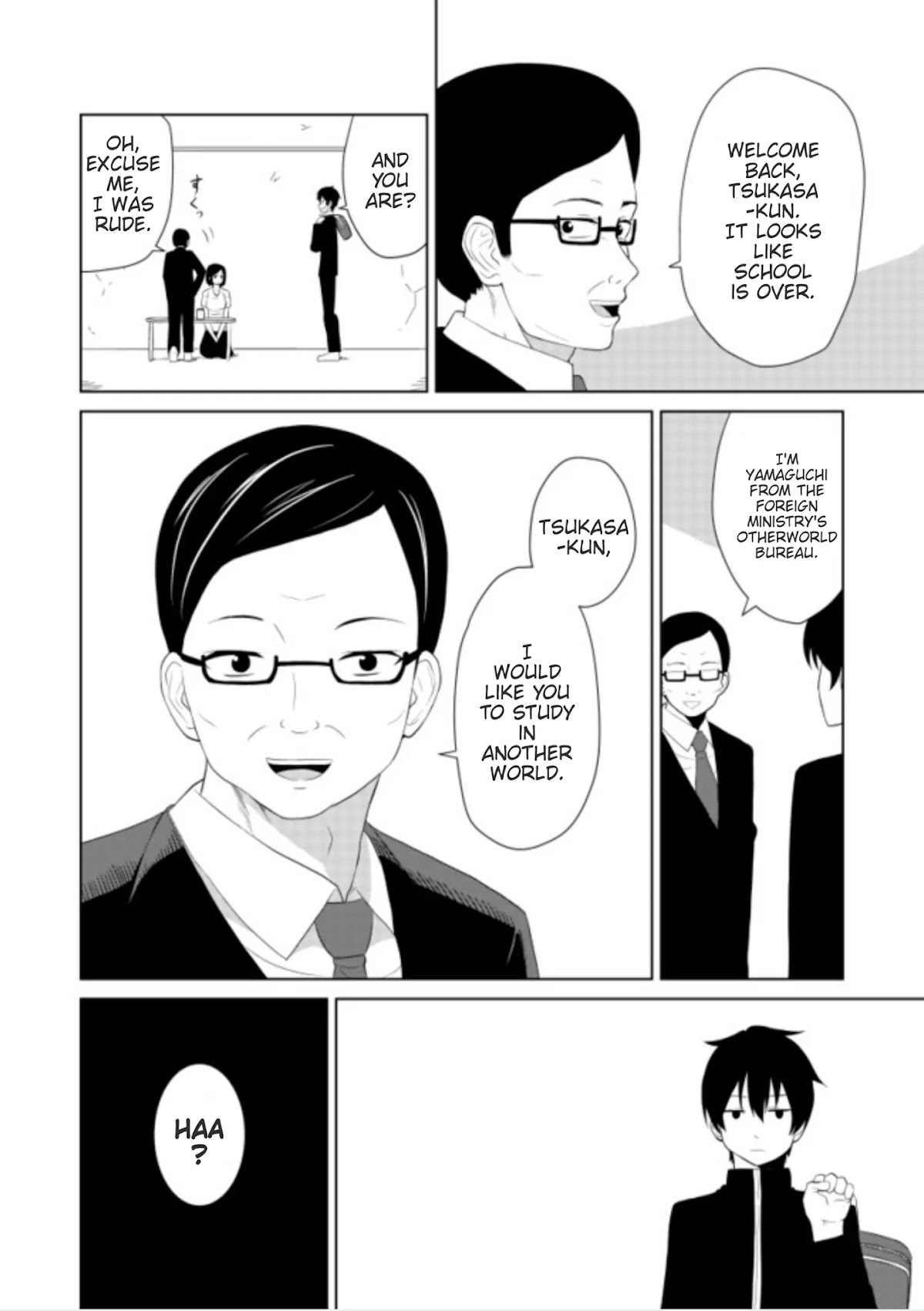 Chou onna kirai na ore ga isekai no joshi-ko ni ryugaku suru koto ni natta - serialization Chapter 2 page 2 - Chapter 2