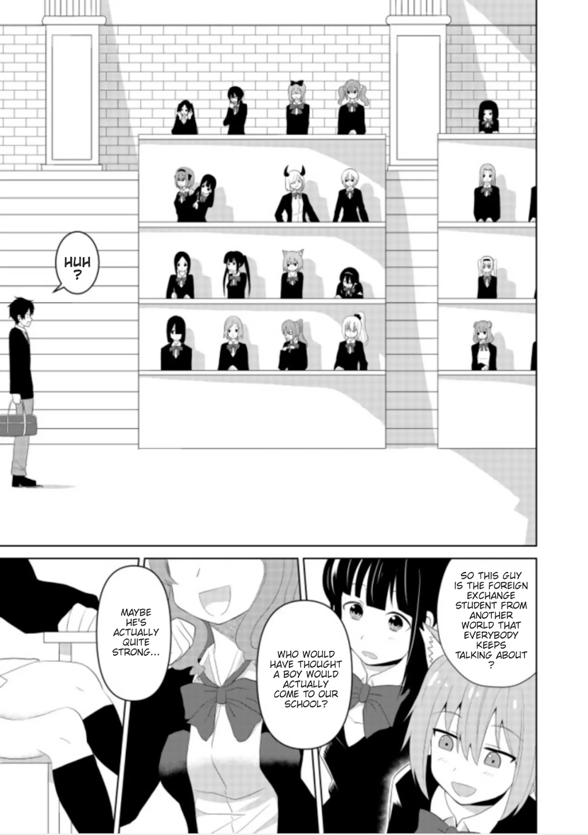 Chou onna kirai na ore ga isekai no joshi-ko ni ryugaku suru koto ni natta - serialization Chapter 2 page 7 - Chapter 2
