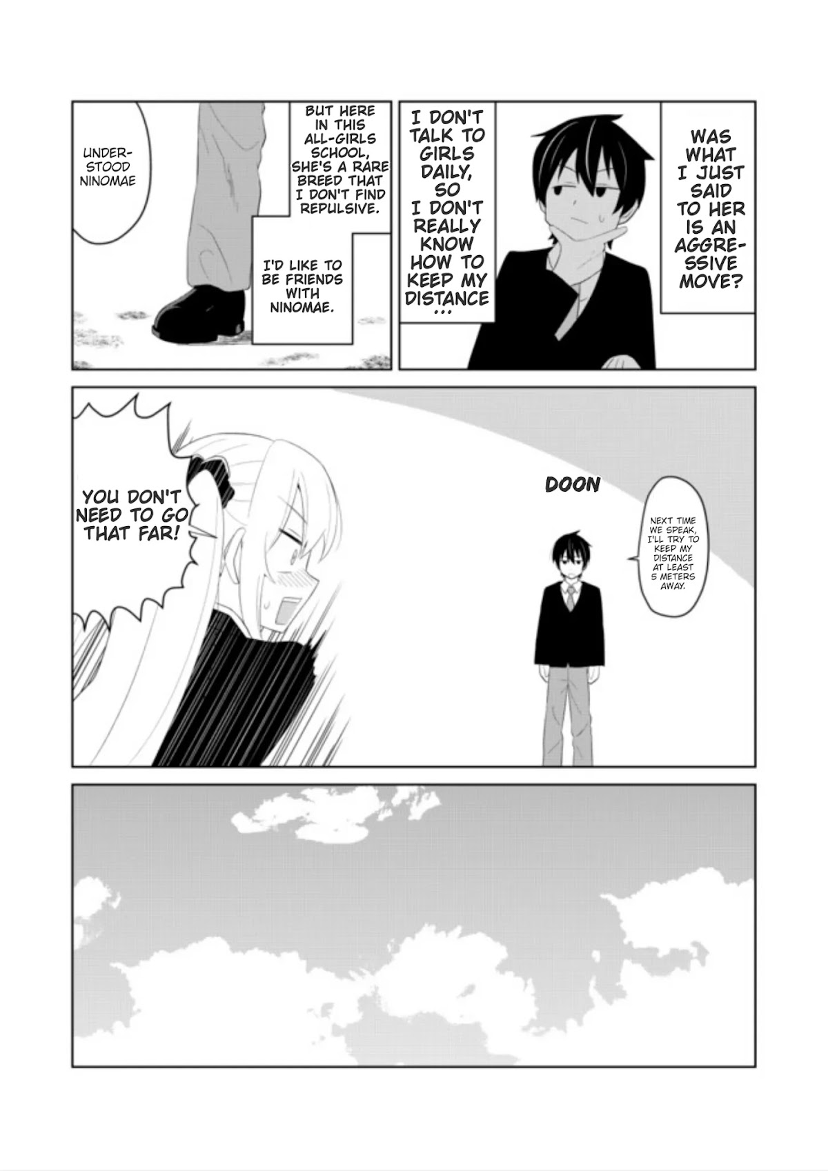 Chou onna kirai na ore ga isekai no joshi-ko ni ryugaku suru koto ni natta - serialization Chapter 4 page 5 - Chapter 4