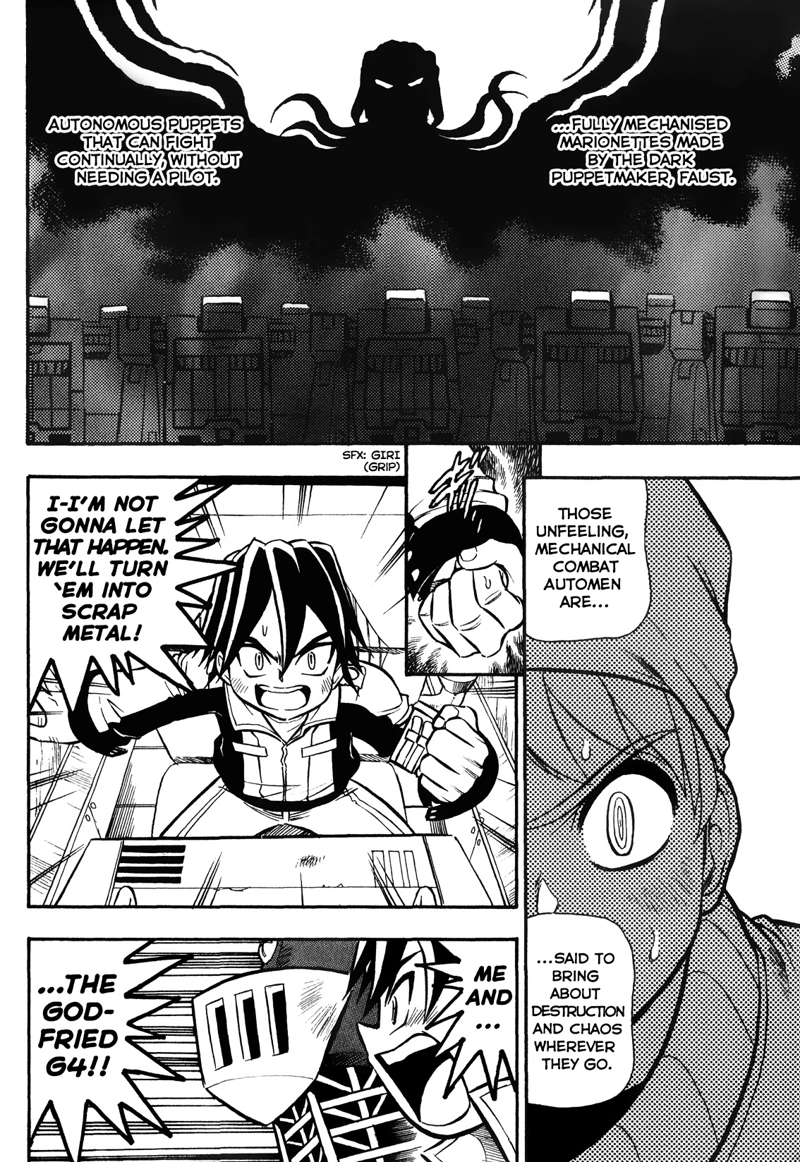 Chou Soujuu Mecha MG Chapter 1 page 10 - Chapter 1: Godfried G4 Awakens!!