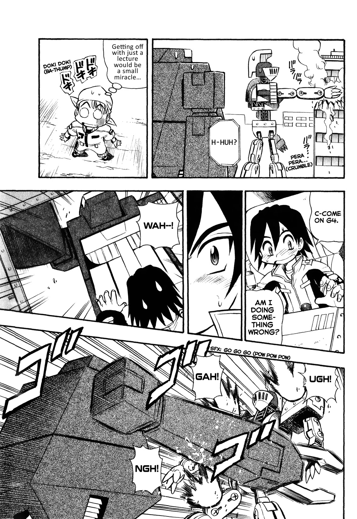 Chou Soujuu Mecha MG Chapter 1 page 13 - Chapter 1: Godfried G4 Awakens!!
