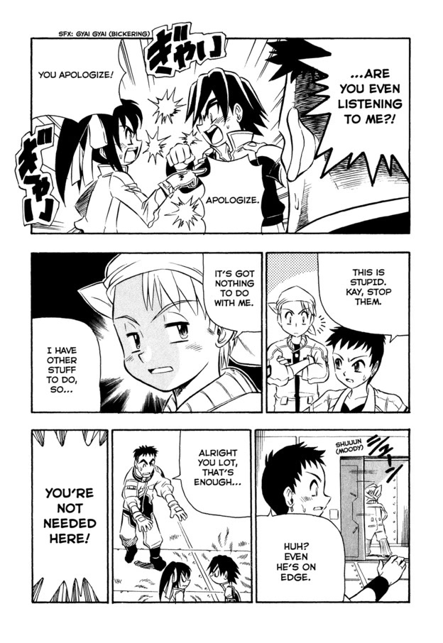Chou Soujuu Mecha MG Chapter 6 page 10 - Chapter 6: The Triangle of Stubborness!