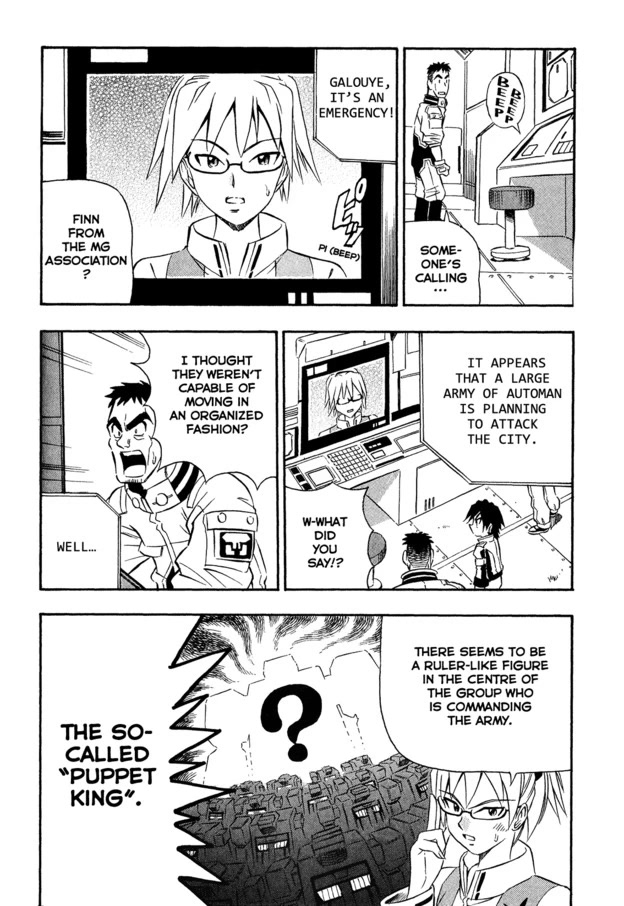 Chou Soujuu Mecha MG Chapter 6 page 12 - Chapter 6: The Triangle of Stubborness!