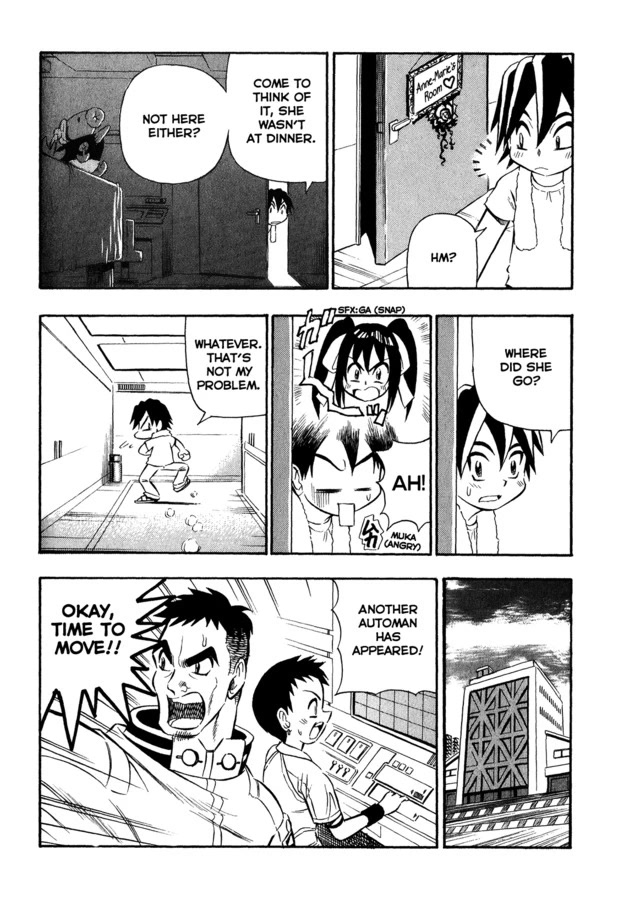 Chou Soujuu Mecha MG Chapter 6 page 14 - Chapter 6: The Triangle of Stubborness!