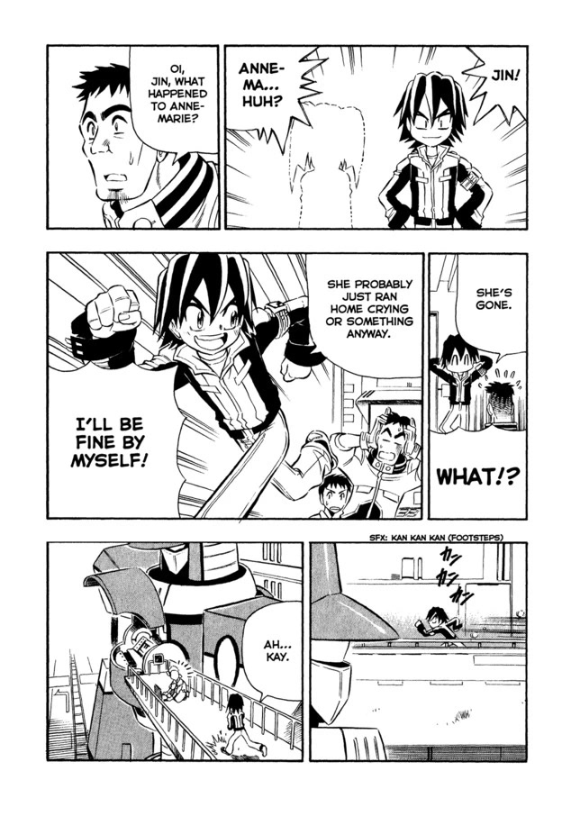 Chou Soujuu Mecha MG Chapter 6 page 15 - Chapter 6: The Triangle of Stubborness!