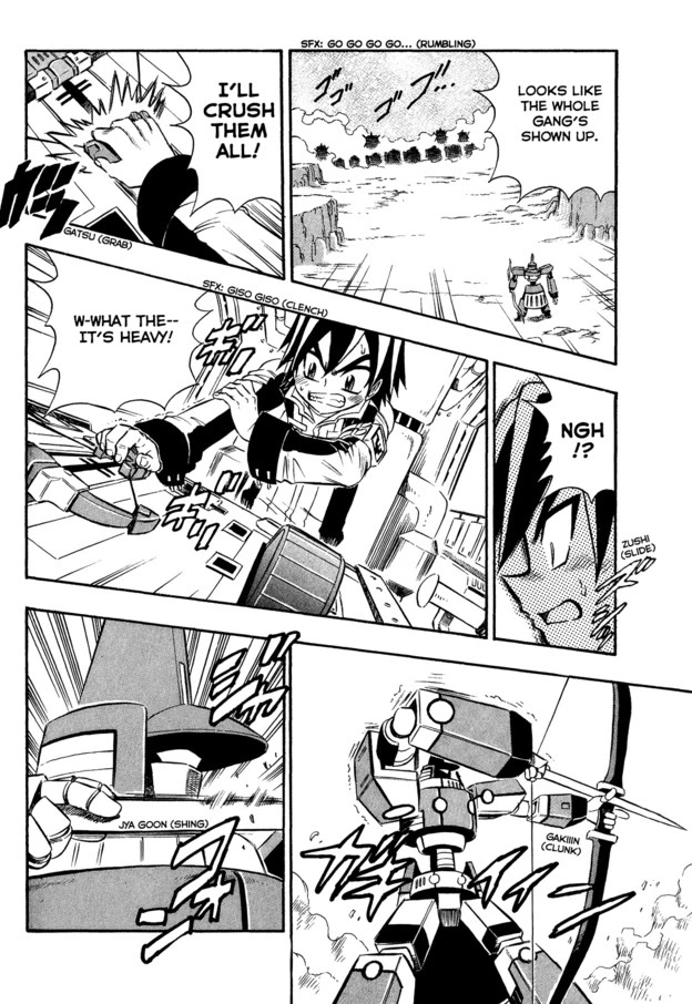 Chou Soujuu Mecha MG Chapter 6 page 18 - Chapter 6: The Triangle of Stubborness!