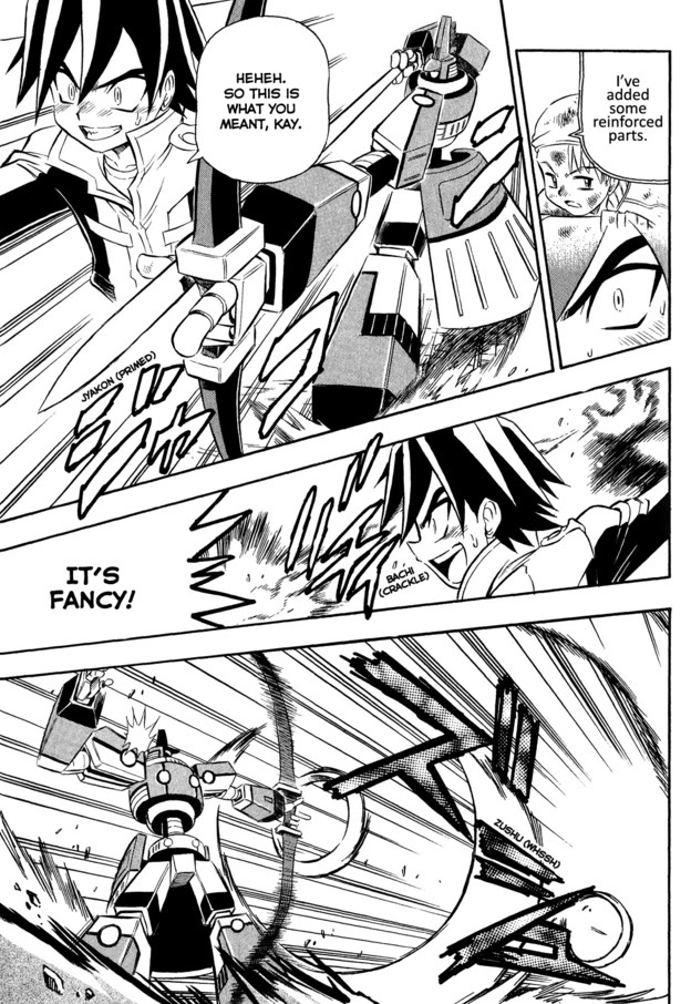 Chou Soujuu Mecha MG Chapter 6 page 19 - Chapter 6: The Triangle of Stubborness!