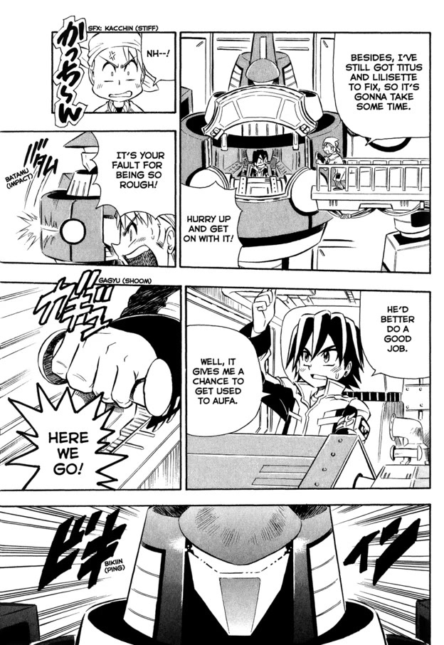 Chou Soujuu Mecha MG Chapter 6 page 3 - Chapter 6: The Triangle of Stubborness!
