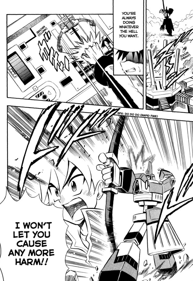 Chou Soujuu Mecha MG Chapter 6 page 6 - Chapter 6: The Triangle of Stubborness!