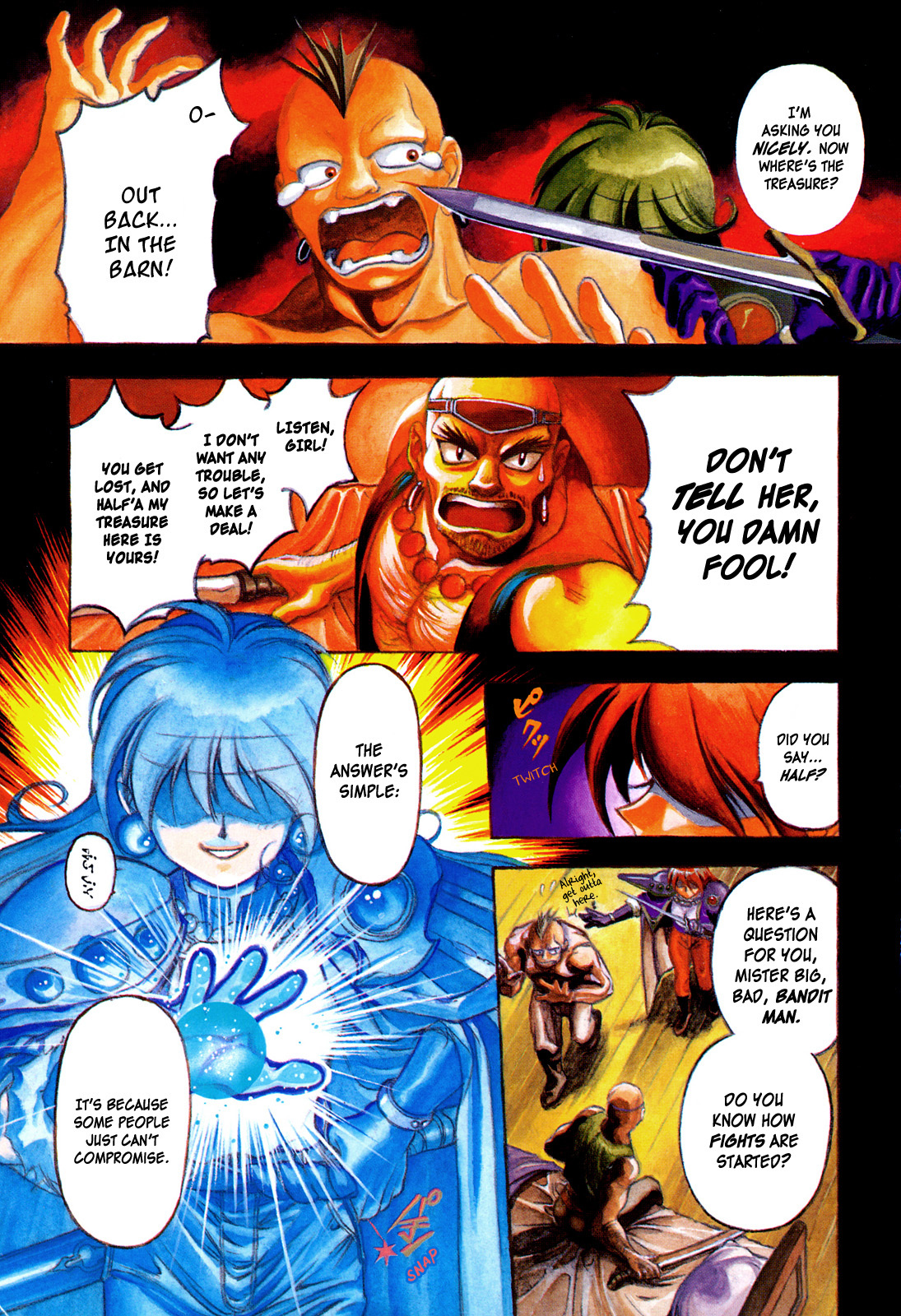Choubaku Mahouden Slayers Chapter 1 page 4 - Chapter 1: The Bomber Girl Appears!