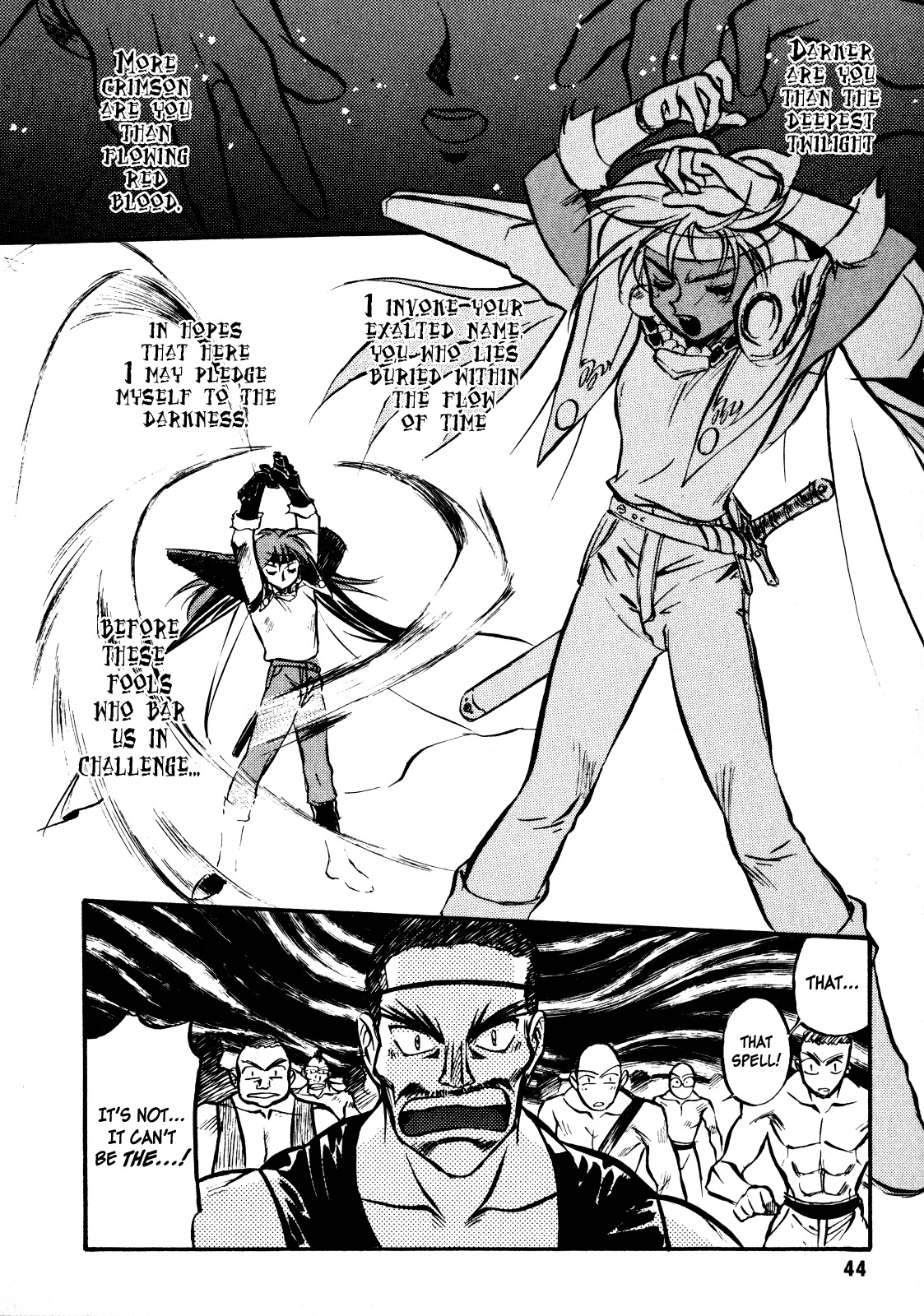 Choubaku Mahouden Slayers Chapter 1 page 45 - Chapter 1: The Bomber Girl Appears!