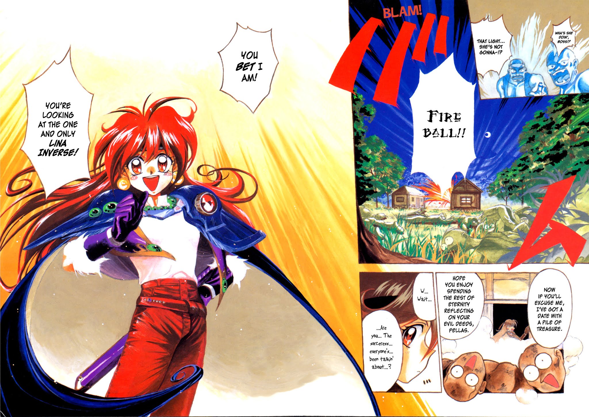 Choubaku Mahouden Slayers Chapter 1 page 5 - Chapter 1: The Bomber Girl Appears!